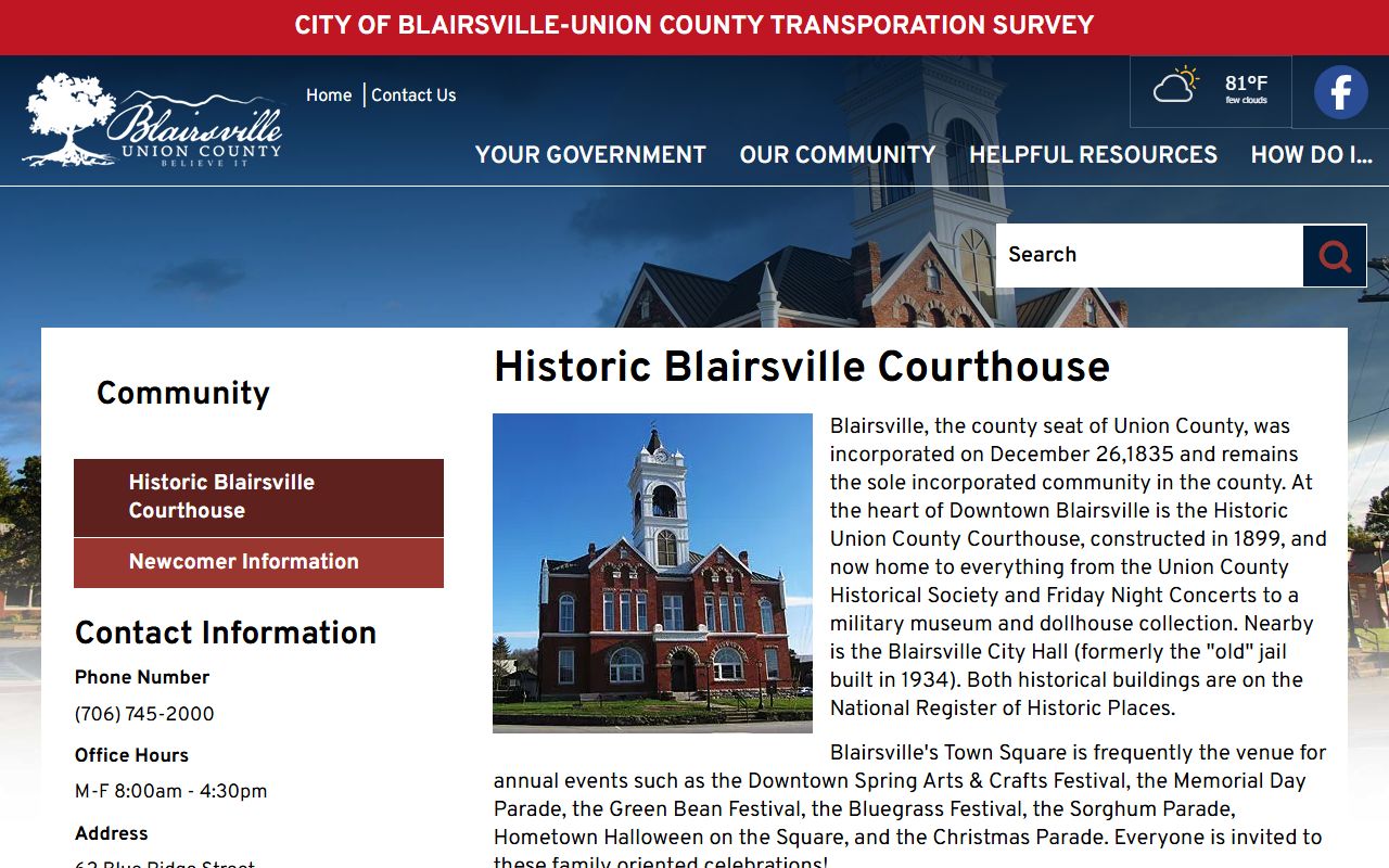 Union County court records historic courthouse