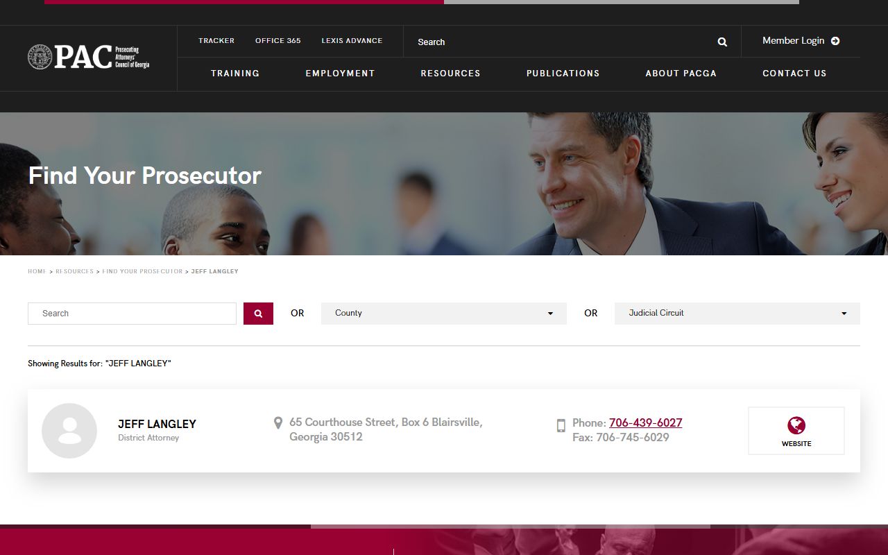 Union County criminal court records District Attorney profile