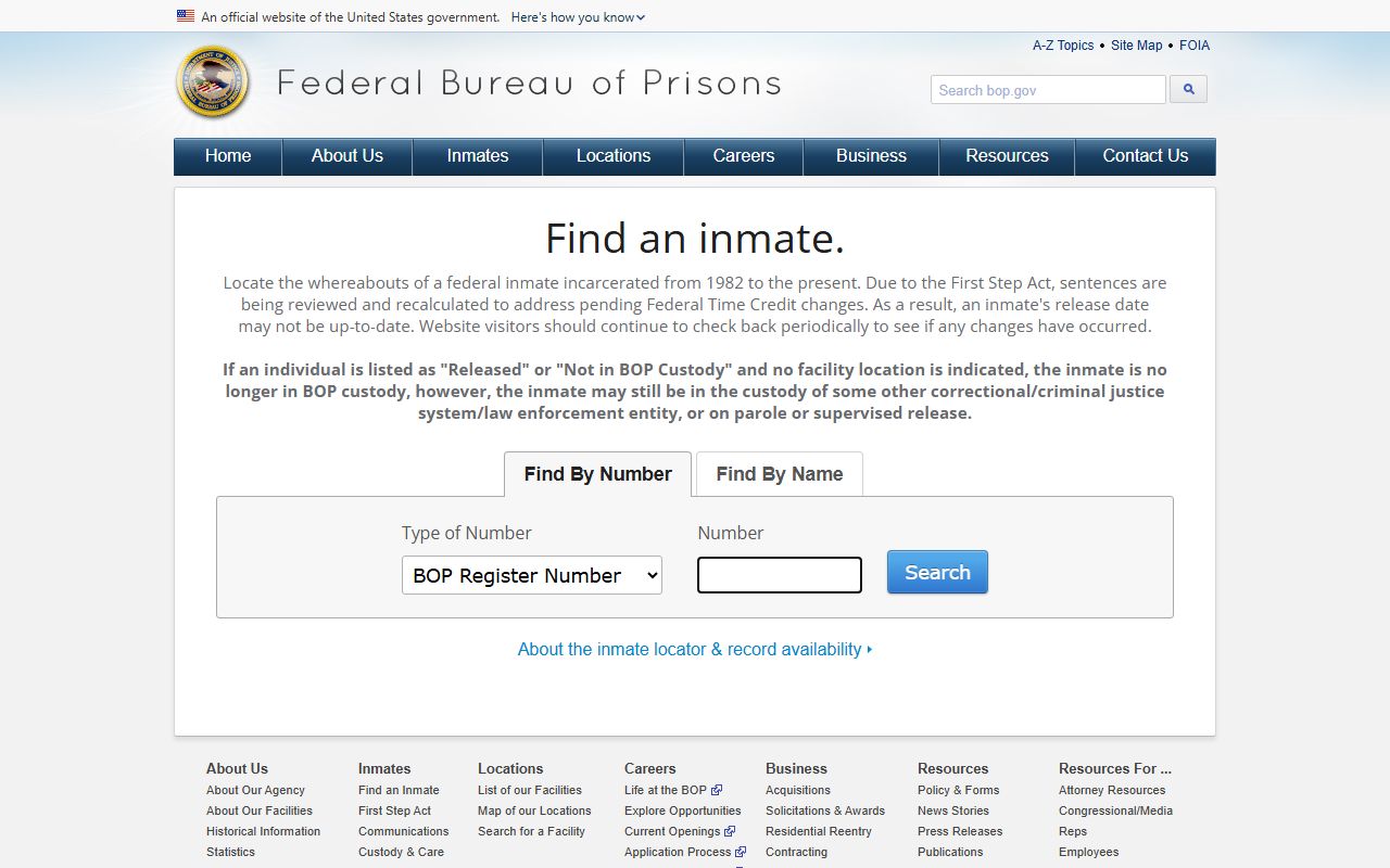 Union County criminal court records federal inmate locator