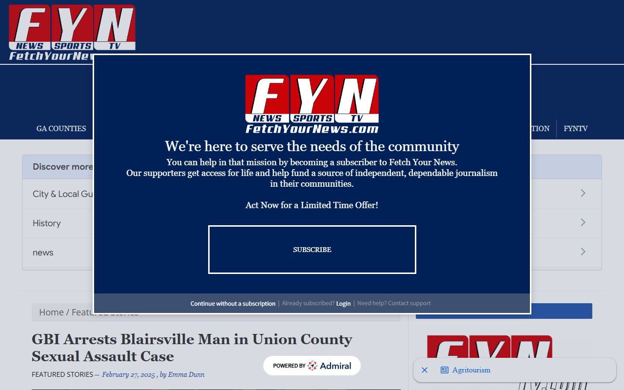 Union County criminal court records local GBI case workflow example