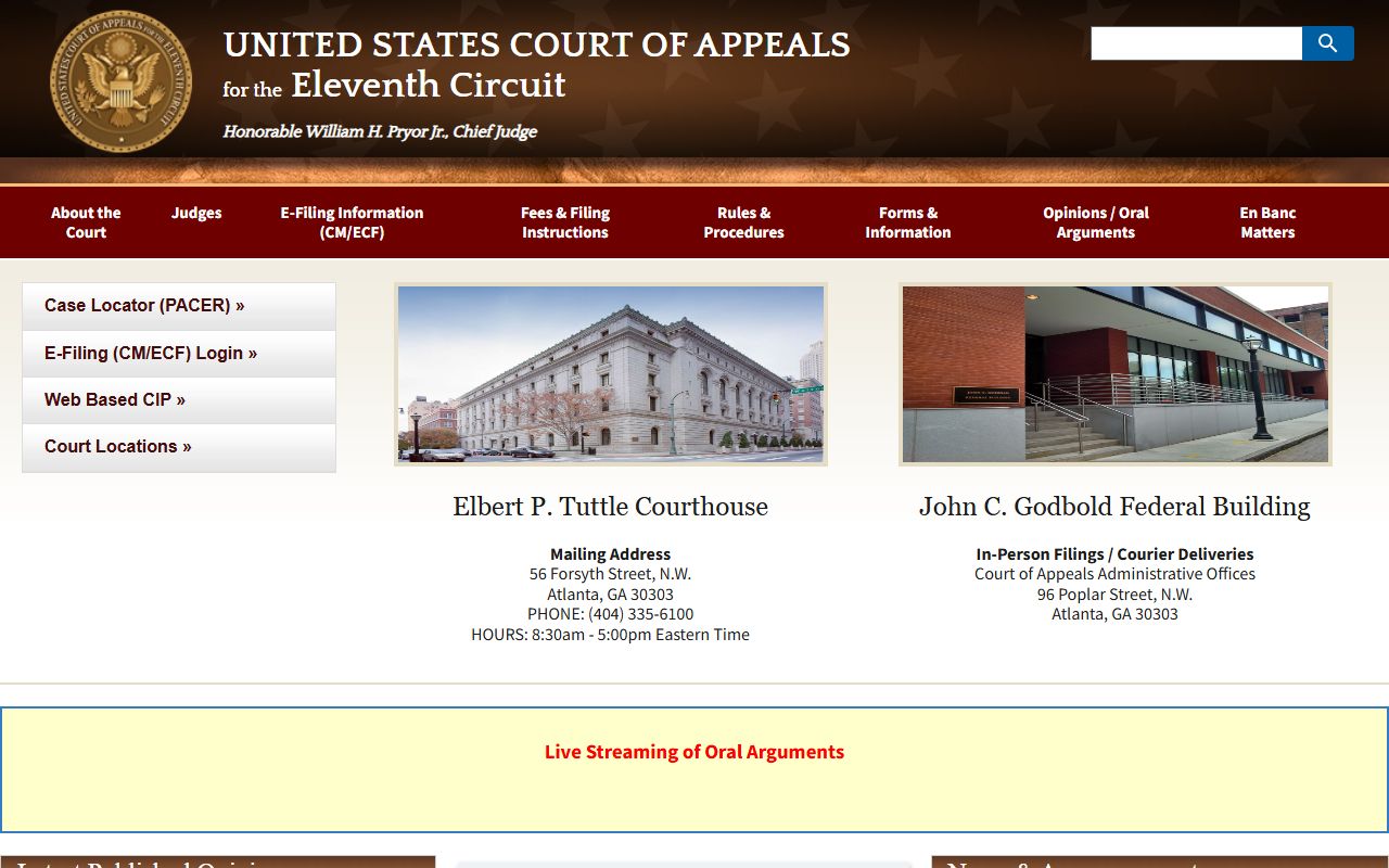 Union County Superior Court records and Eleventh Circuit federal appeals
