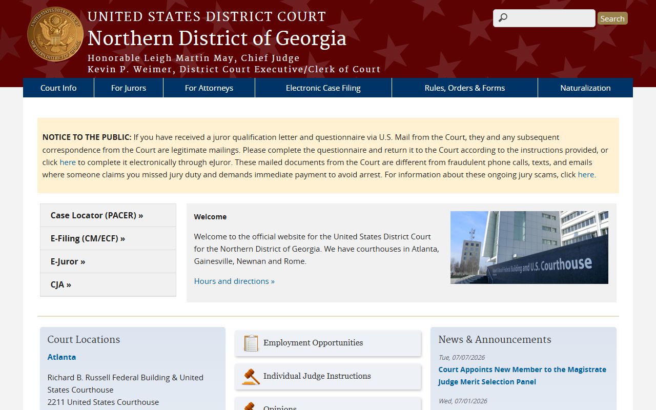 Union County Superior Court state and federal court records path